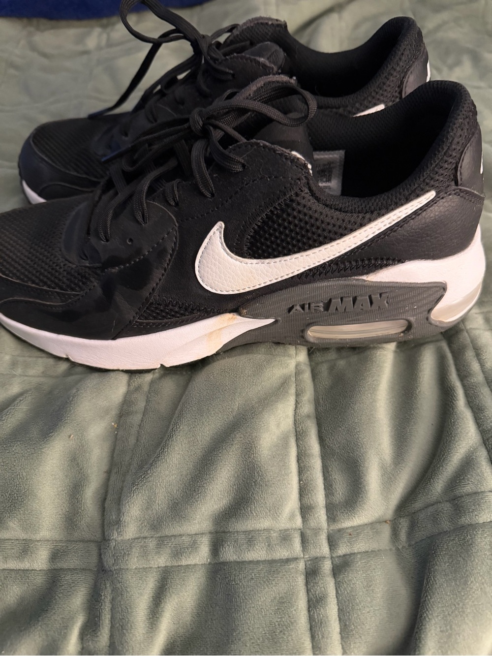 Nike Black and White Air Max Sneakers